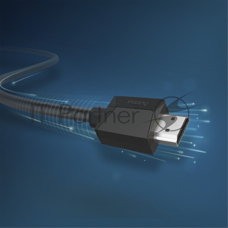 Кабель аудио-видео Hama H-205005 HDMI/HDMI (f) 1.5м. черный (уп.:1шт) (00205005)