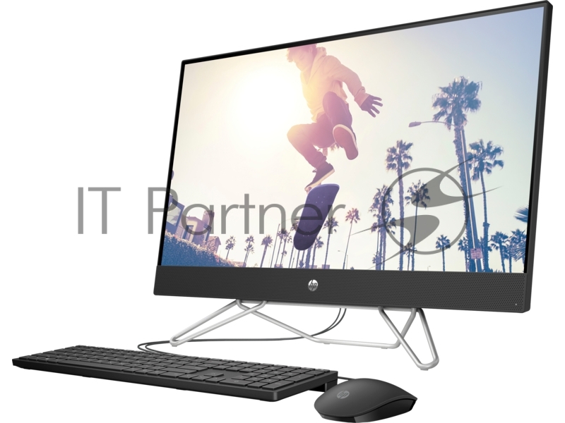 Моноблок HP 27-cb1088ci NT 27 FHD(1920x1080) Ryzen 3 5425U, 8GB DDR4 3200 (2x4GB), SSD 256Gb, AMD integrated graphics, noDVD, kbd&mouse wired, HD Webcam, Jet Black, FreeDOS, 1Y Wty