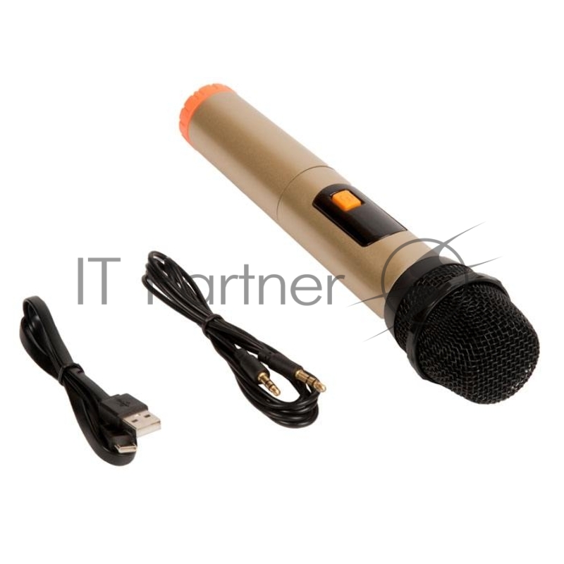 Портативная колонка bluetooth Hopestar Party 100, 50 Watt, караоке микрофон, AUX, USB, microSD, черный