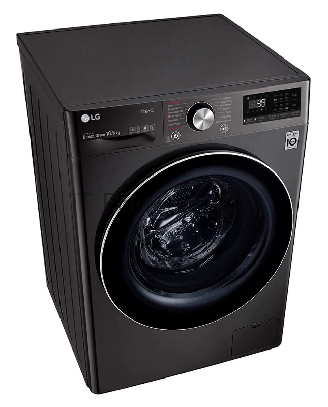 Стиральная машина LG F4WV910P2SE пан.англ. класс: A загр.фронтальная макс.:10.5кг черный