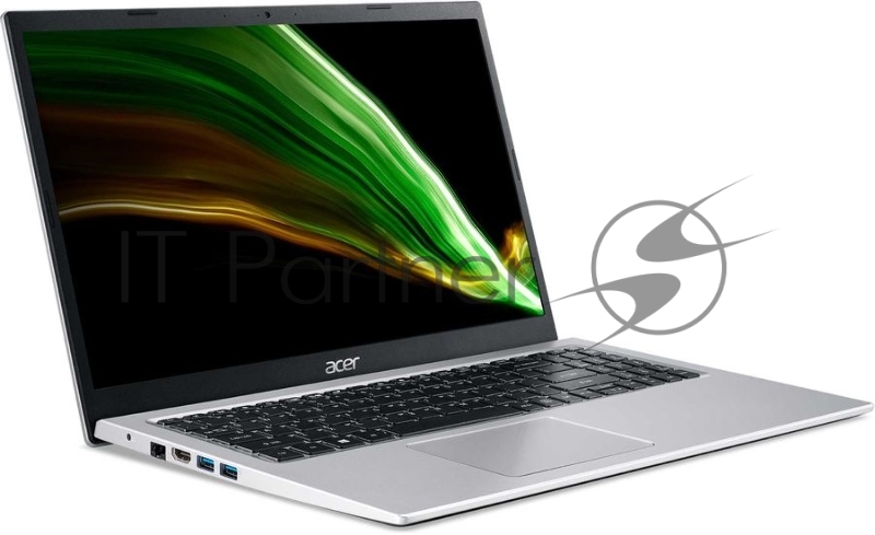Ноутбук Acer Aspire 3 A315-35-P8KM Pentium Silver N6000 4Gb SSD256Gb Intel HD Graphics 15.6 IPS FHD (1920x1080) Eshell silver WiFi BT Cam