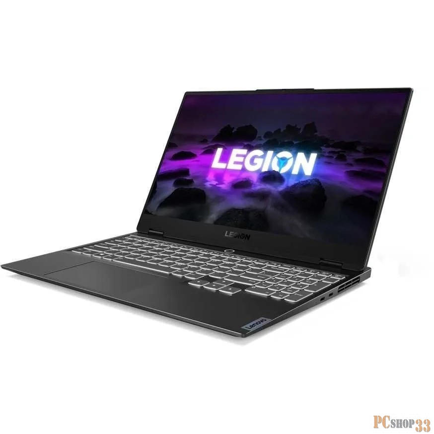 Ноутбук Lenovo Legion S7 15ACH6 Ryzen 7 5800H 32Gb SSD512Gb NVIDIA GeForce RTX 3050 Ti 4Gb 15.6 IPS FHD (1920x1080) noOS black WiFi BT Cam