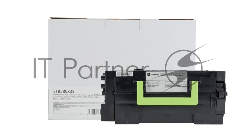 Картридж F+imaging черный 35000 стр. для Lexmark MX721, MX722, MS725, MX822, MX826, MS823, MS825, MS826 (аналог 58D5X0E)
