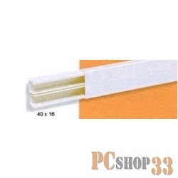 LEGRAND Кабель-каналы, аксессуары Legrand 030021 Мини-плинтус DLPlus - 40x16 мм - 2 отделения - длина 2,1 м - белый