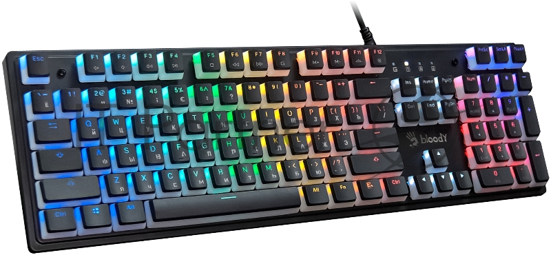 Клавиатура A4Tech Bloody S510RP механическая черный USB for gamer LED