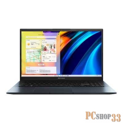 Ноутбук ASUS VivoBook 15 M6500QH-HN038 AMD R5 5600H/16Gb/512Gb SSD/15.6 FHD IPS(1920X1080) 144HZ/GTX 1650 4Gb/WiFi6/BT/FP/Backlit KB/No OS/1.9Kg/QUIET BLUE/RU_EN_Keyboard