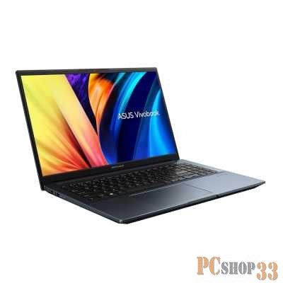 Ноутбук ASUS VivoBook 15 M6500QH-HN038 AMD R5 5600H/16Gb/512Gb SSD/15.6 FHD IPS(1920X1080) 144HZ/GTX 1650 4Gb/WiFi6/BT/FP/Backlit KB/No OS/1.9Kg/QUIET BLUE/RU_EN_Keyboard