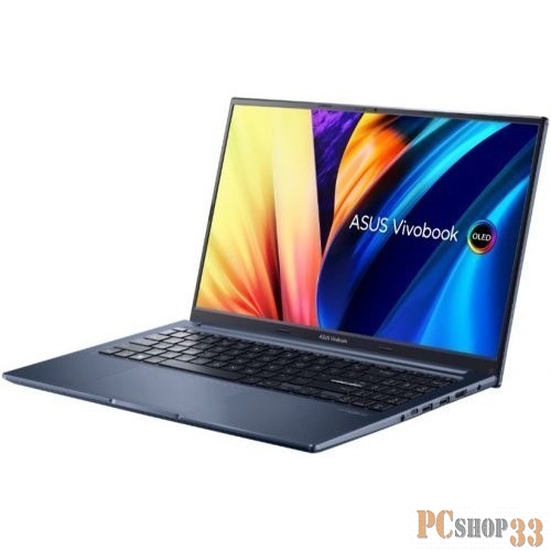 Ноутбук Asus VivoBook X1502ZA-BQ875 Core i3 1220P 8Gb SSD512Gb Intel UHD Graphics 15.6 FHD (1920x1080) noOS blue WiFi BT Cam