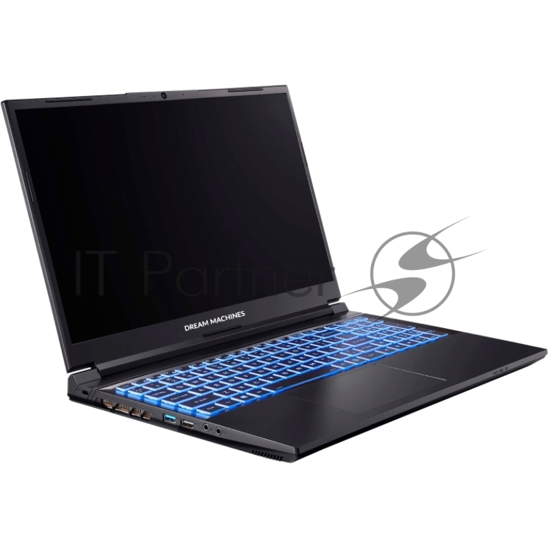 Ноутбук Dream Machines RG3060-15EU38 15.6(2560x1440 WVA 165Hz)/Intel Core i7 12700H(2.3Ghz)/16384Mb/1024SSD GeForce RTX3060(6144Mb)/Cam/BT/WiFi/-/ 1y/2.2kg/black/noOS + 180W, RU kbd