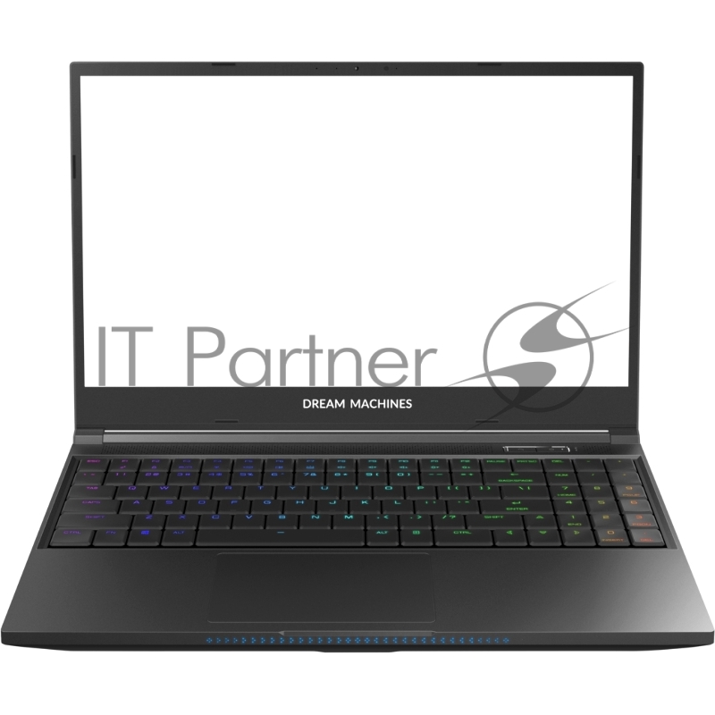 Ноутбук Dream Machines RT3080Ti-15EU56 15.6(2560x1440 WVA 240Hz)/AMD Ryzen 9 6900HX(3.3Ghz)/32768Mb/1024SSD GeForce RTX3080Ti(16384Mb)/Cam/BT/WiFi 1y/2.2kg/black/noOS + 280W, RU kbd