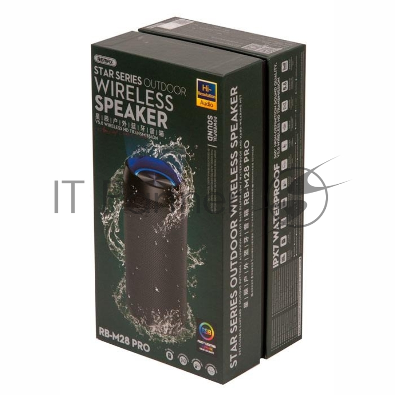 Колонка bluetooth REMAX RB-M28 PRO Star Series Outdoor Wireless Speaker, IPX7, черный