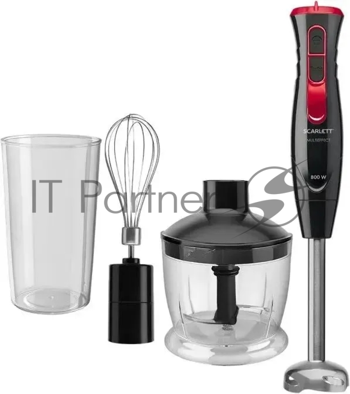 Блендер Scarlett SC-HB42F94 (черный с красным)