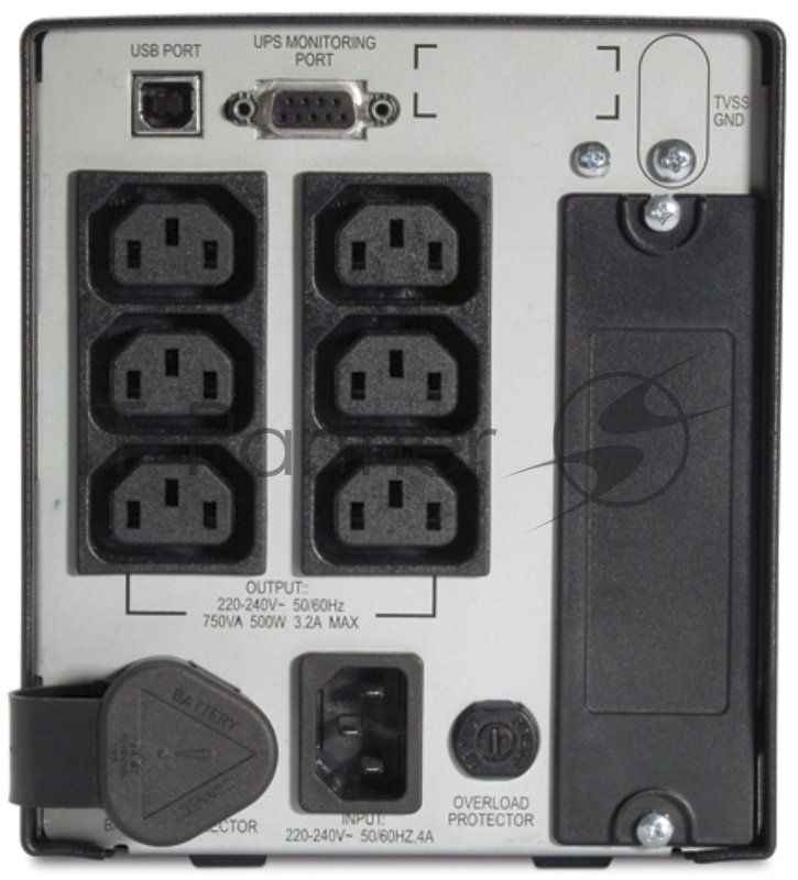 Источник бесперебойного питания APC Smart-UPS SUA750ICH 500W 750Va black