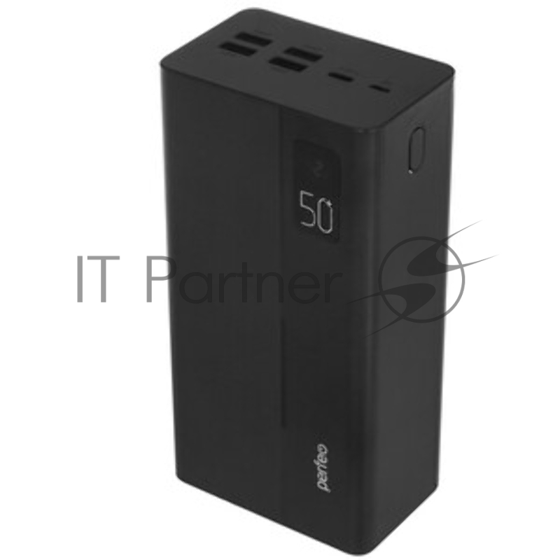 Мобильный аккумулятор Perfeo Powerbank MOUNTAINS 50000 mAh/LED дисплей/PD + QC 3.0/Type-C/4 USB/Выход: 3A, max 22.5W/White (PF_B4888)