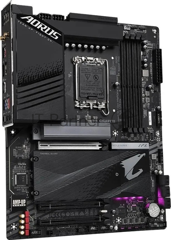 Материнская плата Gigabyte Z790 AORUS ELITE, Socket 1700, Intel®Z790, 4xDDR5-4800, HDMI+DP, 3xPCI-Ex16, 6xSATA3(RAID 0/1/5/10), 4xM.2, 8Ch Audio, 1x2.5GbLan, (4+4)xUSB2.0, (5+2)xUSB3.2, (1+1)xUSB3.2 Type-C™, ATX, RTL {}