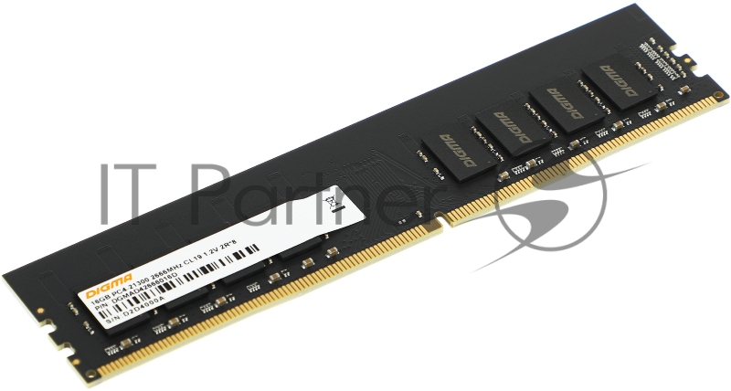 Память DDR4 16Gb 2666MHz Digma DGMAD42666016D RTL PC4-21300 CL19 DIMM 288-pin 1.2В dual rank