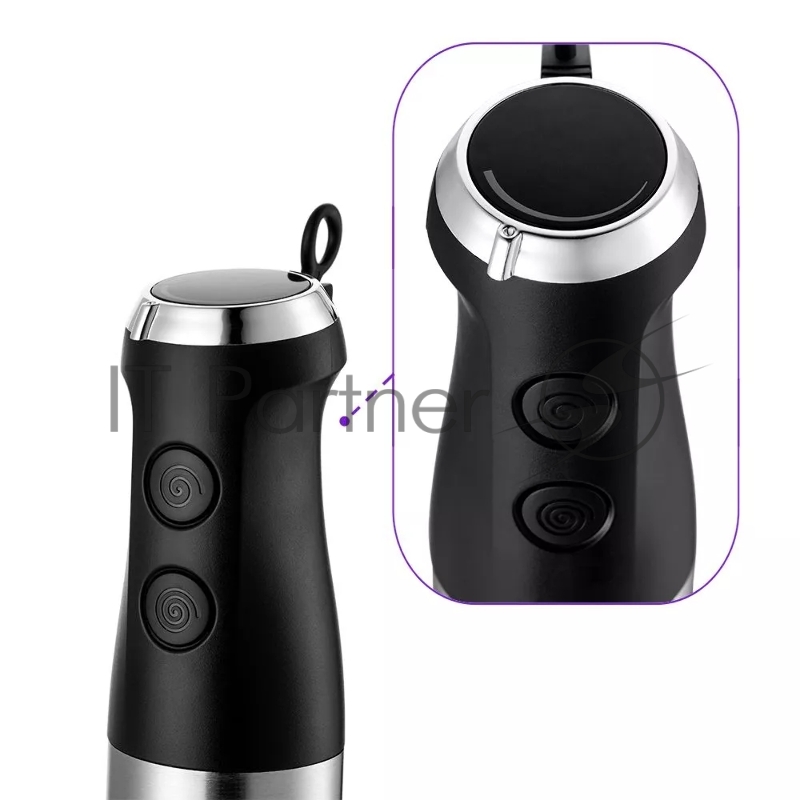 Блендер погружной Kitfort КТ-3503 800Вт нержавеющая сталь/черный