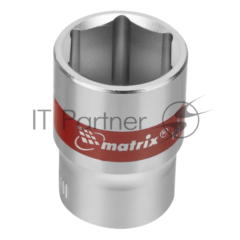 Набор торцевых головок 1/4, 6-ти гр., CrV, 10шт., 4-13мм// Matrix