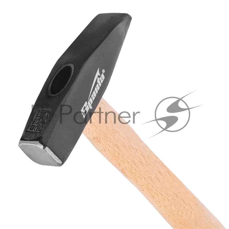 Молоток слесарный, 700 г, квадратный боек, деревянная рукоятка// Sparta