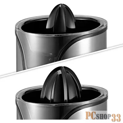 Соковыжималка цитрусовая Kitfort КТ-1119 100Вт нержавеющая сталь/черный