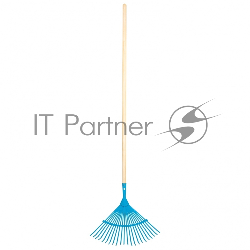 Грабли веерные стальные, 430х1550 мм, 22 плоских зуба, лакированный черенок, LUXE// Palisad