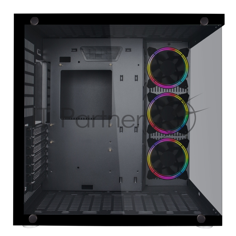 Корпус 1STPLAYER STEAM PUNK SP8 / ATX, tempered glass side panel, RGB fans controller & remote / 3x 120mm RGB fans inc. / SP8-G3