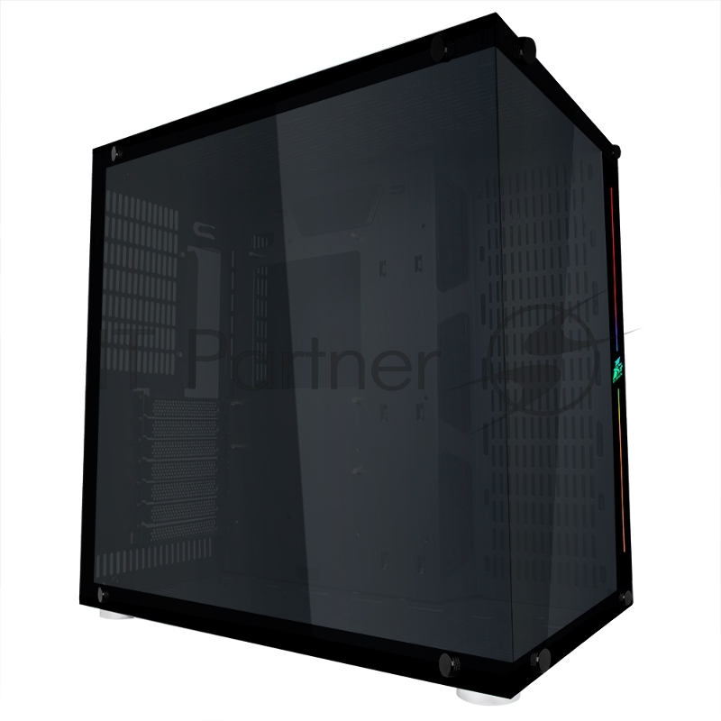 Корпус 1STPLAYER STEAM PUNK SP8 / ATX, tempered glass side panel, RGB fans controller & remote / 3x 120mm RGB fans inc. / SP8-G3