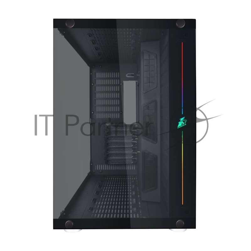 Корпус 1STPLAYER STEAM PUNK SP8 / ATX, tempered glass side panel, RGB fans controller & remote / 3x 120mm RGB fans inc. / SP8-G3