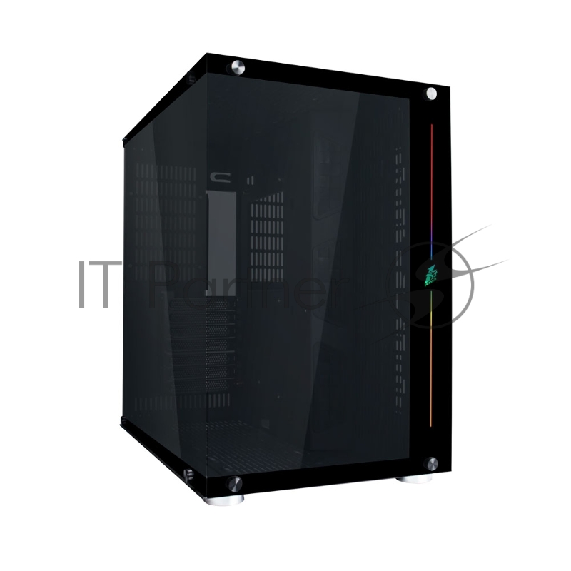 Корпус 1STPLAYER STEAM PUNK SP8 / ATX, tempered glass side panel, RGB fans controller & remote / 3x 120mm RGB fans inc. / SP8-G3