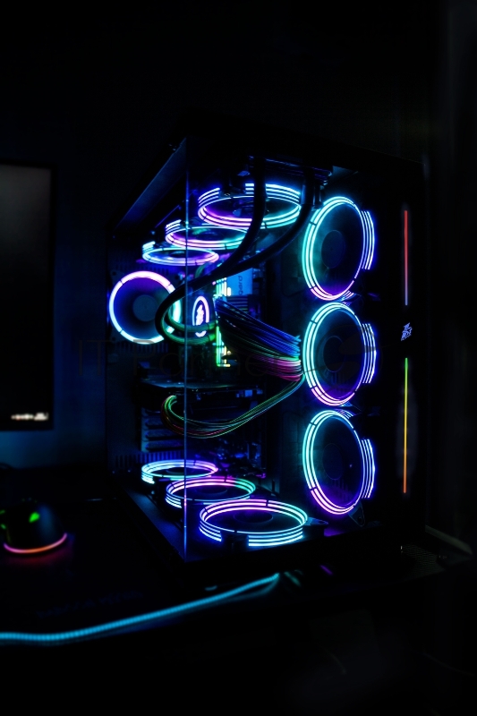 Корпус 1STPLAYER STEAM PUNK SP8 / ATX, tempered glass side panel, RGB fans controller & remote / 3x 120mm RGB fans inc. / SP8-G3