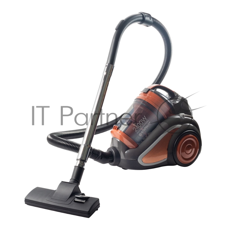 Пылесос циклонного типа Endever SkyClean VC-650, оранжевый/серый, мощность 2400 Вт