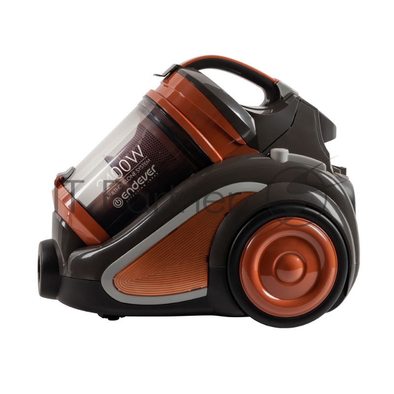 Пылесос циклонного типа Endever SkyClean VC-650, оранжевый/серый, мощность 2400 Вт