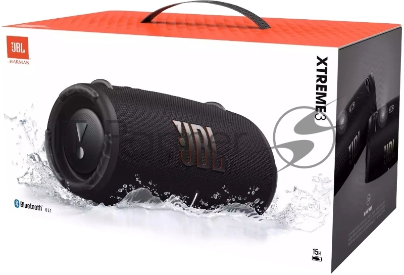 Колонка порт. JBL Xtreme 3 черный 100W 4.0 BT/3.5Jack/USB 15м (JBLXTREME3BLKEU)