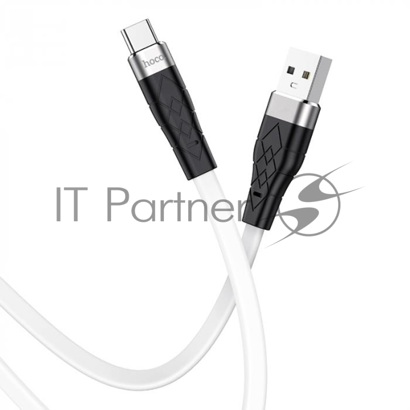 Кабель USB HOCO X53 Angel для Type-C, 3.0А, длина 1.0м, белый