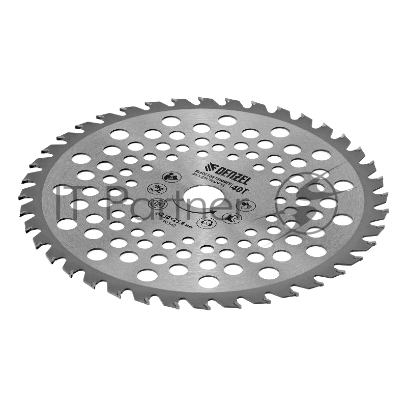 Диск для триммера, 230 х 25,4 толщина 1,3 мм, 40 зубьев// Denzel