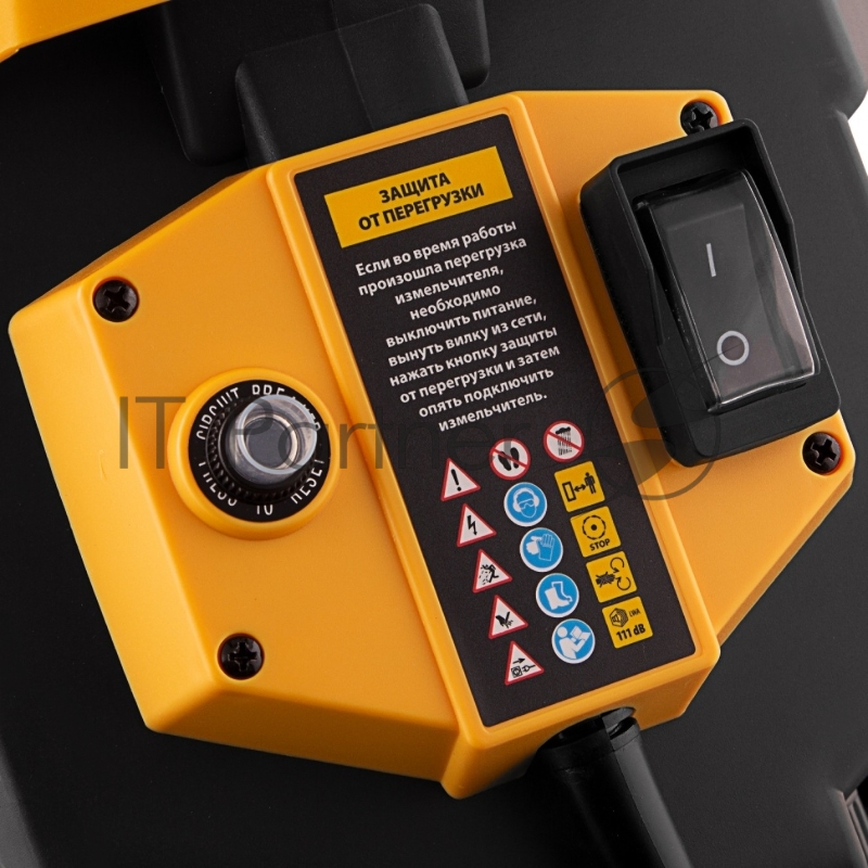 Измельчитель садовый электрический ECS-2700, 2700 Вт, 40 мм// Denzel