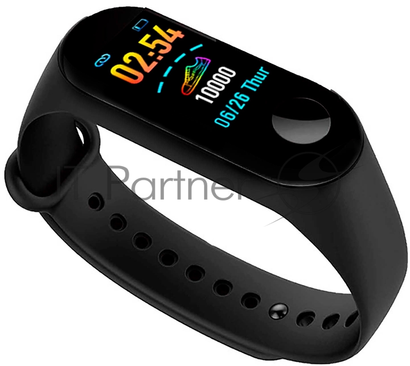Смарт-браслет SunWind SB20 TFT корп.:черный рем.:черный (SB20B)