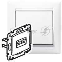 Розетки, выключатели и аксессуары Legrand 774230 Розетка RJ45 Valena 1 выход Кат.5e UTP монтаж на захватах белая