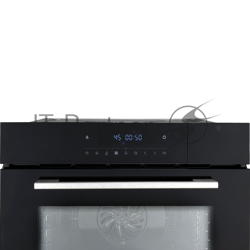 Духовой шкаф/ Электрический, 60 см, 66 л, 10 режимов, традиционная очистка, черный