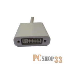 Переходник Espada Видеоадаптер Mini Display Port M to DVI F 20 cm, (EMiniM-DVIF 20)