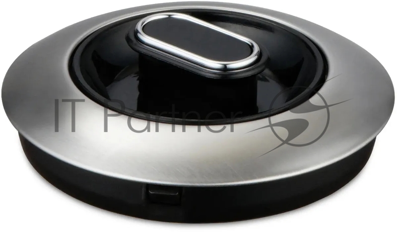 Чайник электрический Hyundai HYK-S5806 1.7л. 2200Вт серебристый матовый/черный (корпус: нержавеющая сталь)