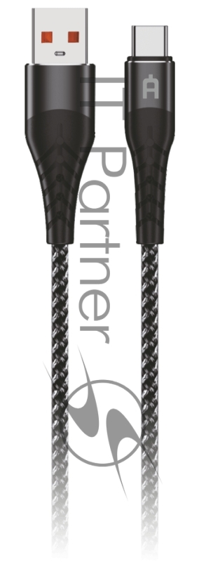 Кабель Alteracs USB-Type C FT01-AC текстиль Dark grey