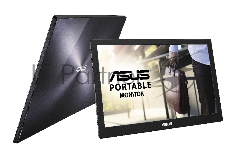 МОНИТОР 15.6 ASUS MB169B+ Black (IPS, LED, Wide, 1920x1080, 14ms, 160°/160°, 200 cd/m, 700:1, +USB,
