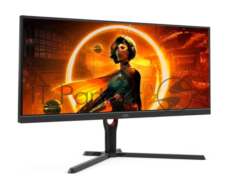 МОНИТОР 34 AOC U34G3XM Black (VA, 3440x1440, 144Hz, 1 ms, 178°/178°, 300 cd/m, 80M:1, +2xHDMI 2.0, +DisplayPort 1.4)