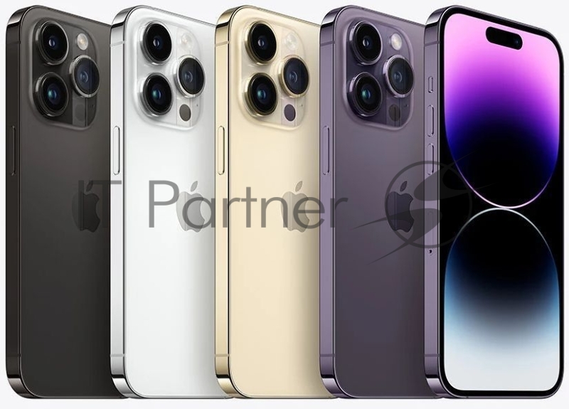 Смартфон Apple A2892 iPhone 14 Pro 128Gb 6Gb серебристый моноблок 3G 4G 2Sim 6.1 1179x2556 iOS 16 48Mpix 802.11 a/b/g/n/ac/ax NFC GPS GSM900/1800 GSM1900 TouchSc Ptotect