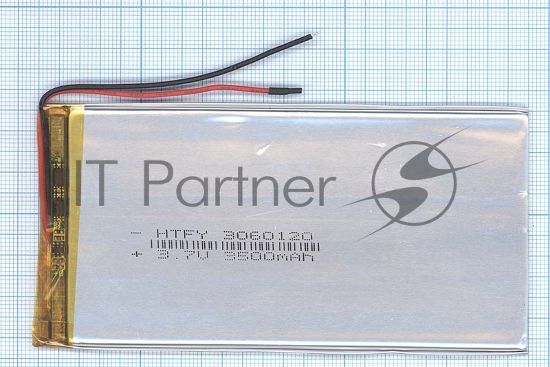 Аккумулятор Li-Pol (батарея) 3*60*120мм 2pin 3.7V/3500mAh