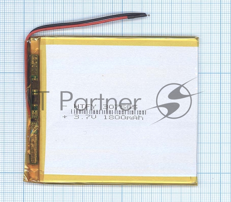 Аккумулятор Li-Pol (батарея) 3*75*85мм 2pin 3.7V/1800mAh