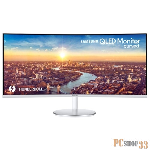 Монитор 34 Samsung C34J791WTI gl.WHITE VA, CURVED, 3440x1440, 4ms, 300 cd/m2, 3000:1 (Mega DCR), HD