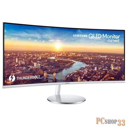 Монитор 34 Samsung C34J791WTI gl.WHITE VA, CURVED, 3440x1440, 4ms, 300 cd/m2, 3000:1 (Mega DCR), HD