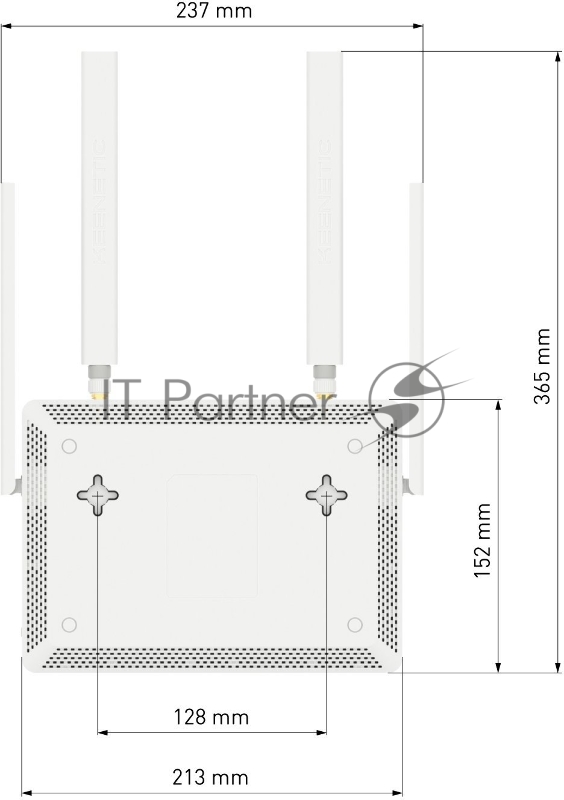 Wi-Fi маршрутизатор KEENETIC AX1800 MESH WI-FI 6 HERO 4G+ KN-2311